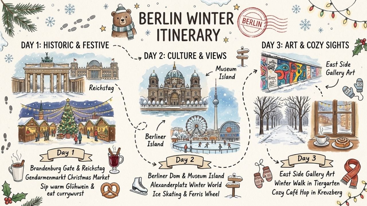 Berlin 3 day itinerary winter