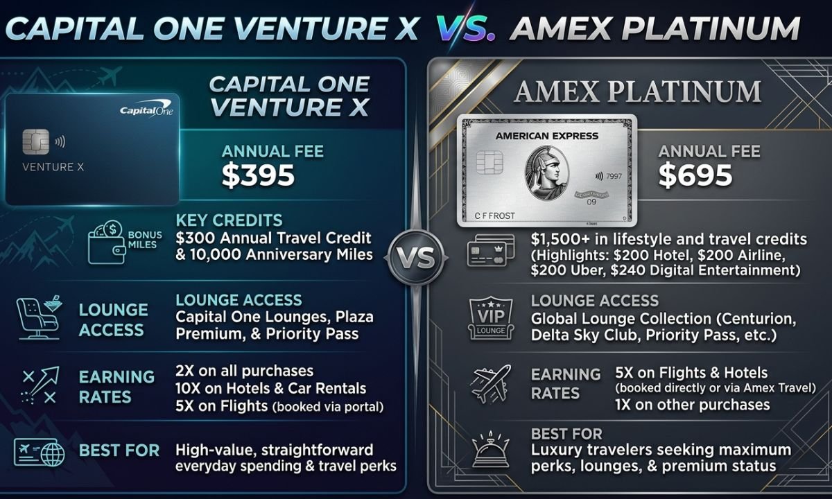 Venture X vs Amex Platinum