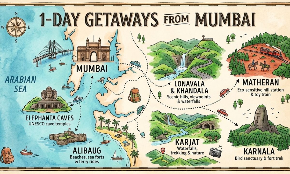 places to visit near Mumbai in one day